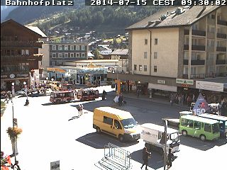 Bahnhofplatz Zermatt